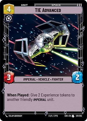 TIE Advanced - FOIL — image 1