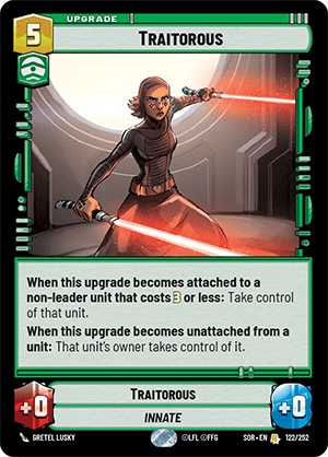 Traitorous - FOIL — image 1