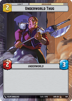 Underworld Thug - HYPERSPACE FOIL — image 1
