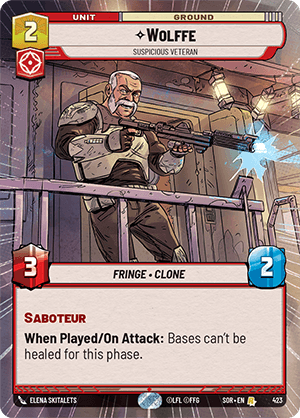 Wolffe, Suspicious Veteran - HYPERSPACE — image 1
