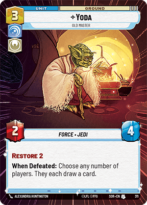 Yoda, Old Master - HYPERSPACE FOIL — image 1