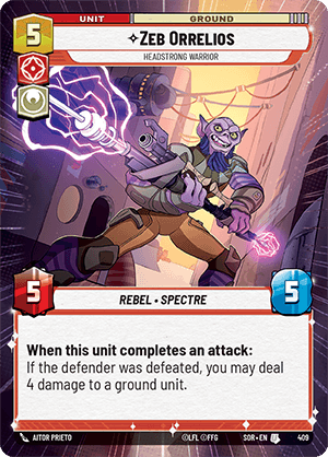 Zeb Orrelios, Headstrong Warrior - HYPERSPACE — image 1