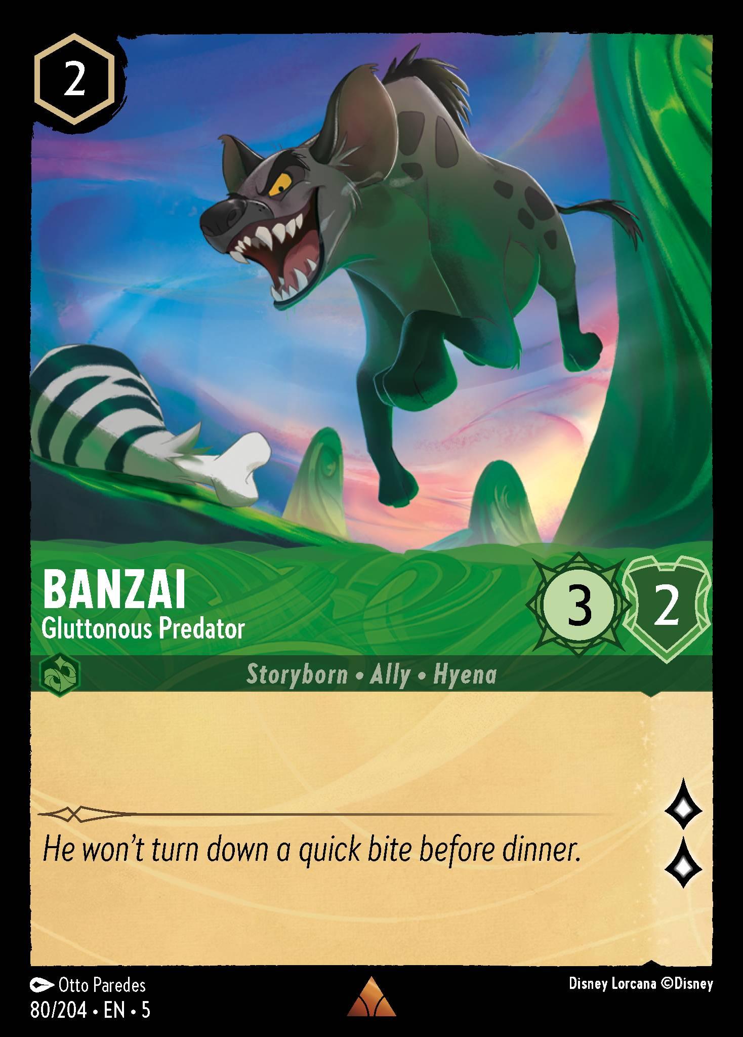 Banzai, Gluttonous Predator — image 1