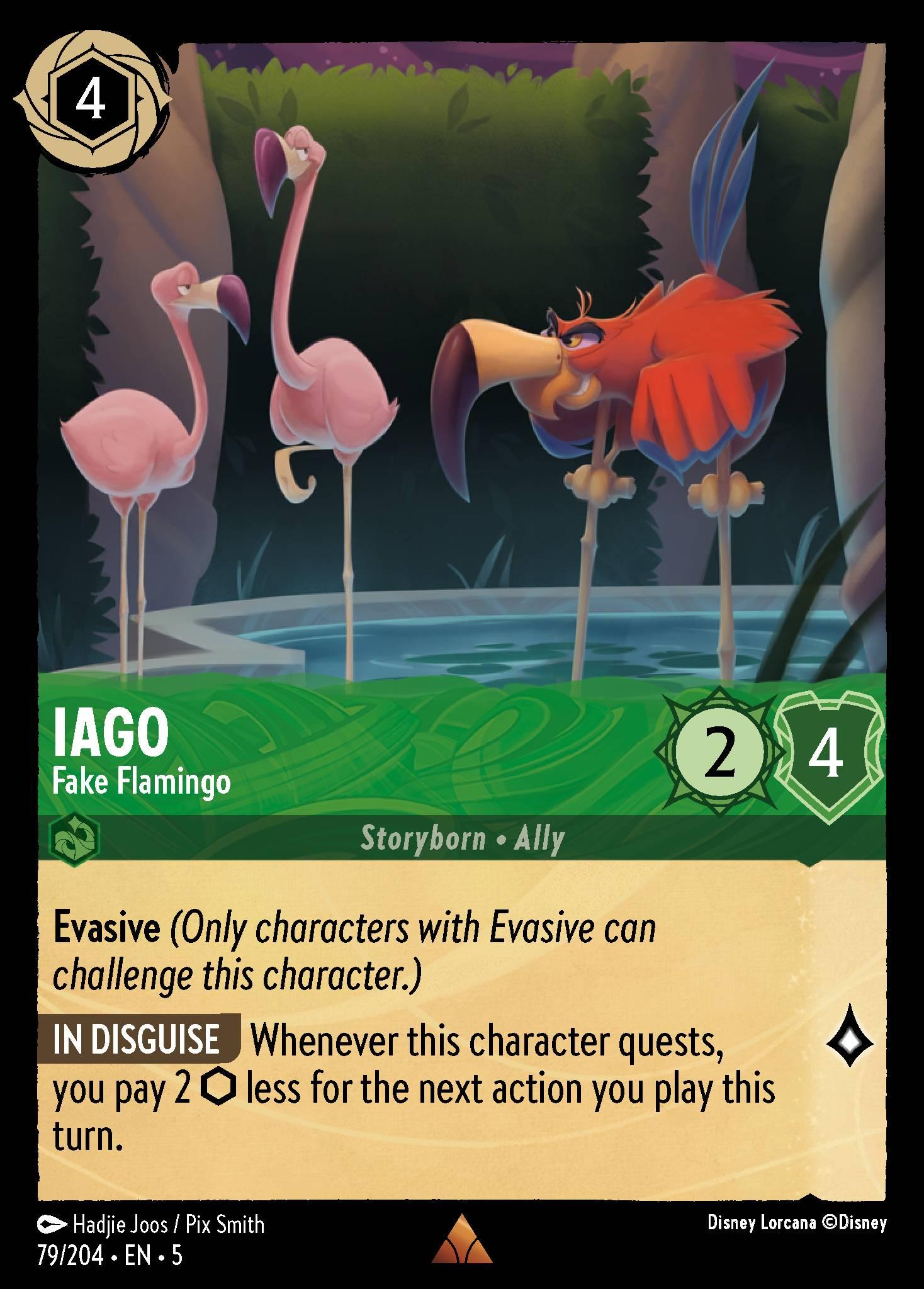 Iago, Fake Flamingo - FOIL — image 1