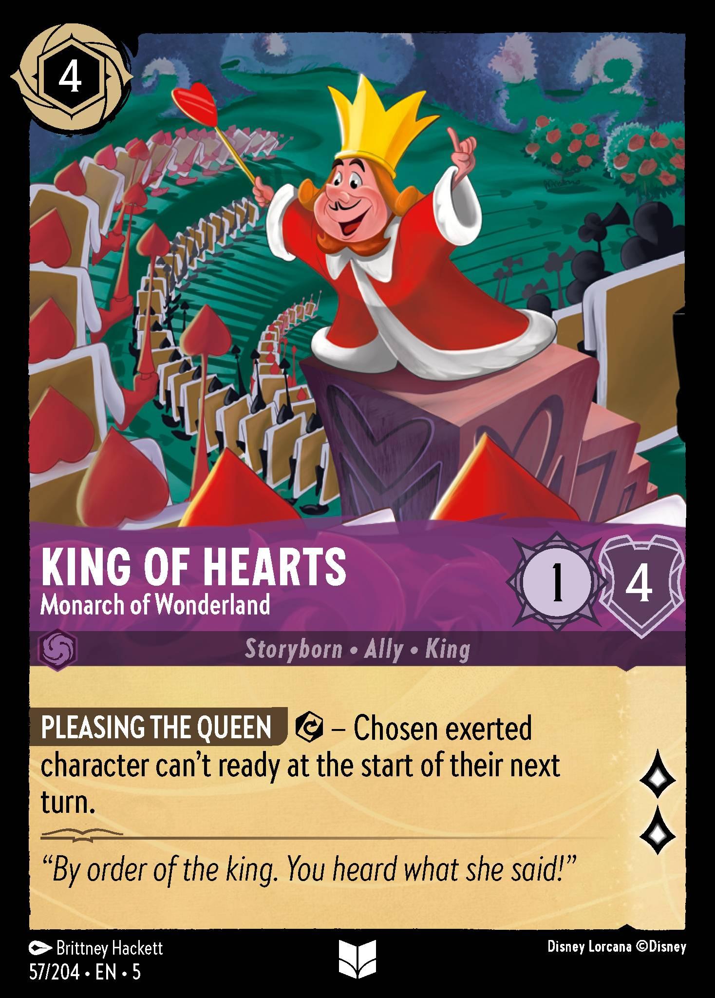 King of Hearts, Monarch of Wonderland - FOIL — image 1