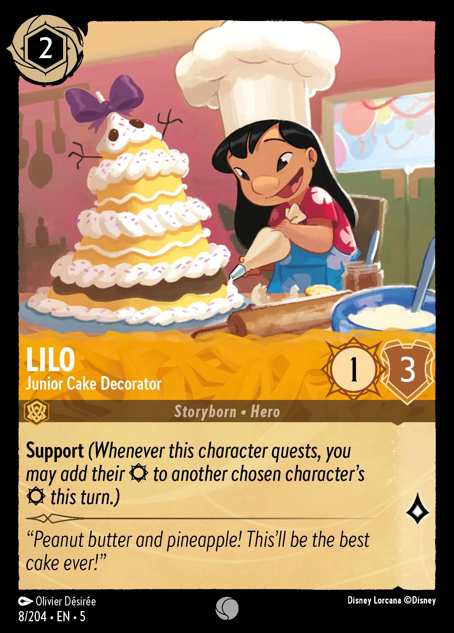 Lilo, Junior Cake Decorator - FOIL — image 1