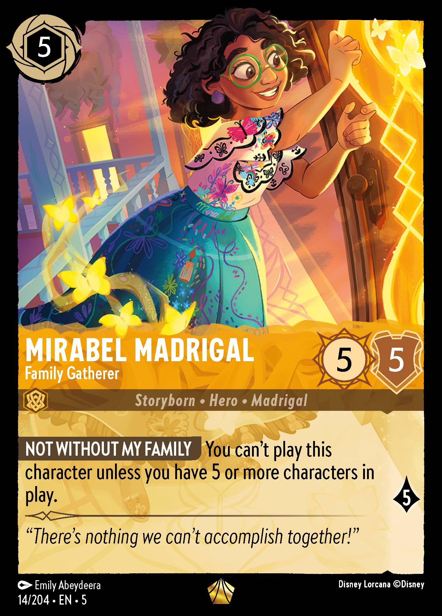Mirabel Madrigal, Family Gatherer - FOIL — image 1