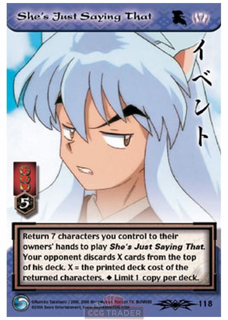 She's Just Saying That — image 1