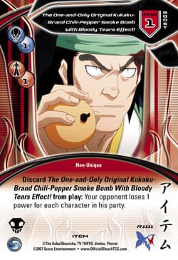 The One-and-Only Original Kukaku-Brand Chili-Pepper Smoke Bomb With Bloody Tears Effect! — image 1