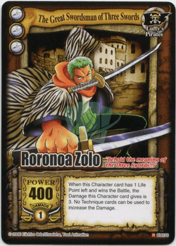 Roronoa Zolo, The Great Swordsman of Three Swords - Holo — image 1