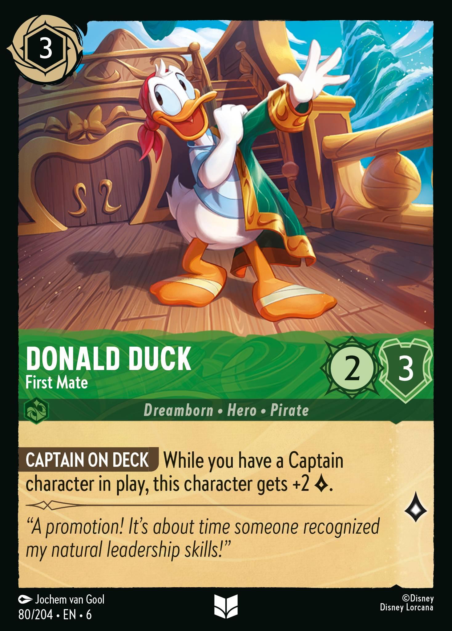 Donald Duck, First Mate - FOIL — image 1