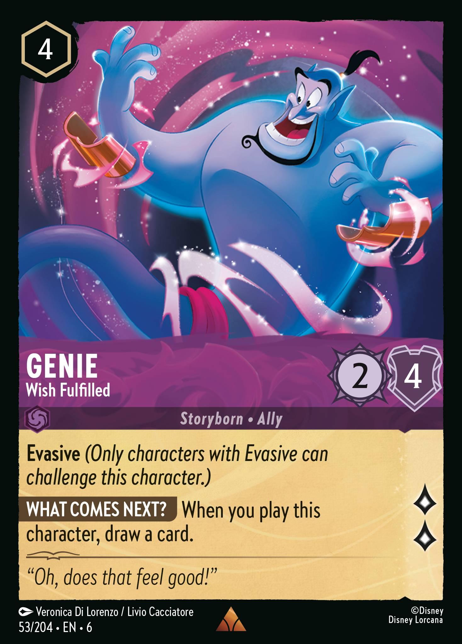 Genie, Wish Fulfilled - FOIL — image 1