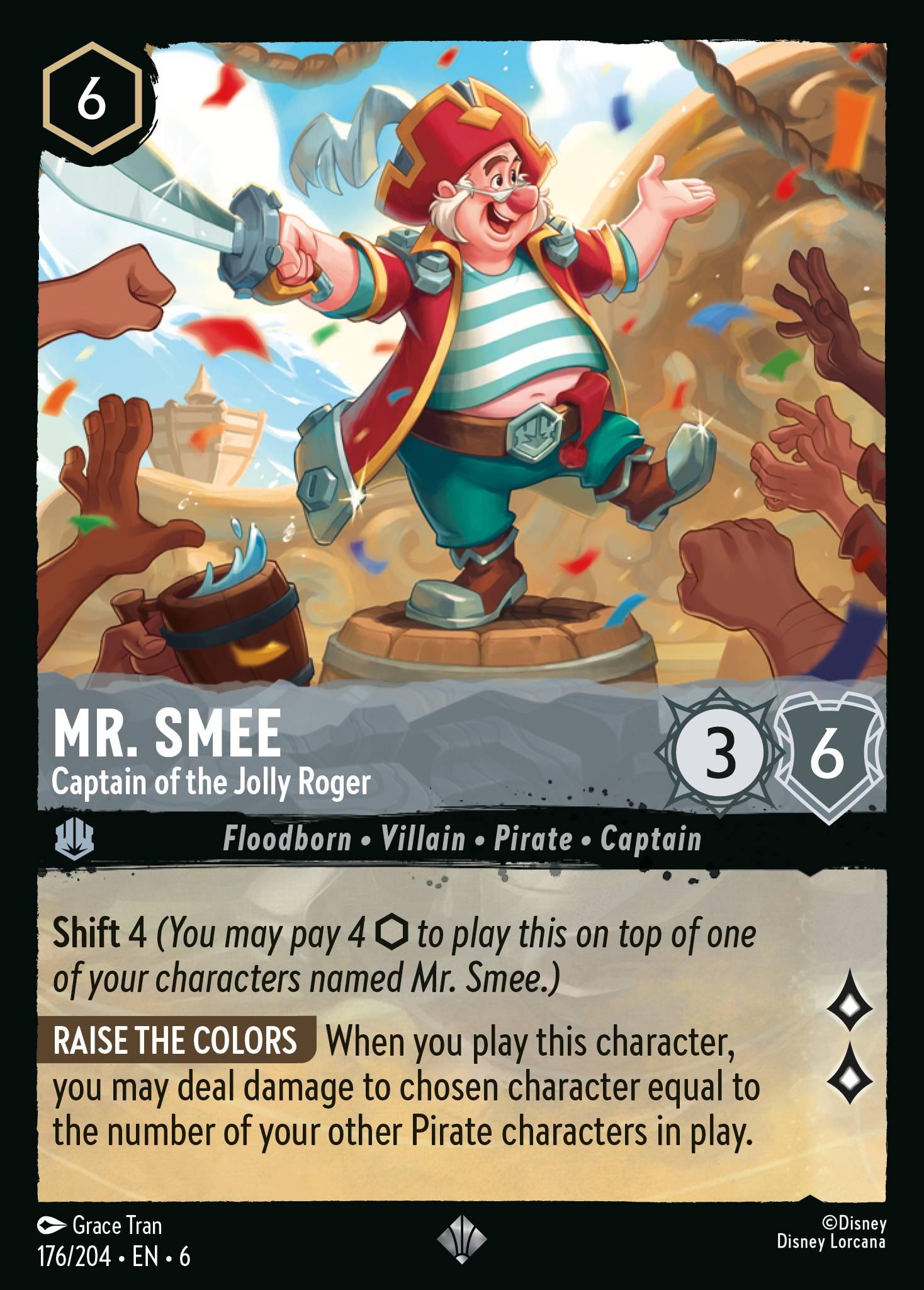 Mr. Smee, Captain of the Jolly Roger - FOIL — image 1