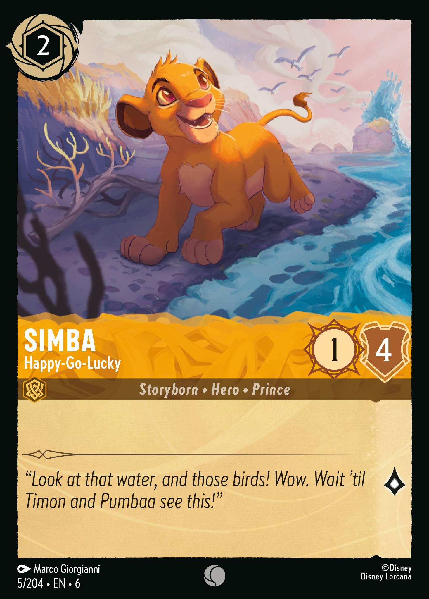 Simba, Happy-Go-Lucky - FOIL — image 1