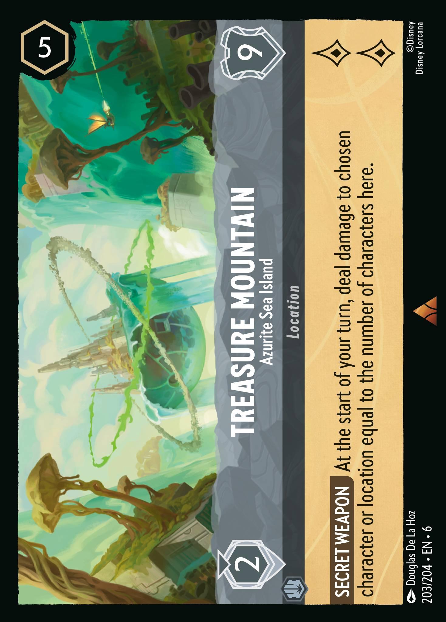 Treasure Mountain, Azurite Sea Island - FOIL — image 1