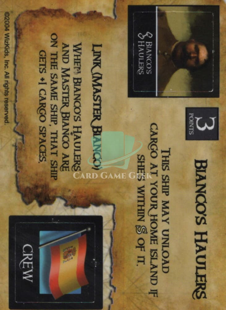 Bianco's Haulers/ Musketeer (Spanish) - GSC-009 — image 1