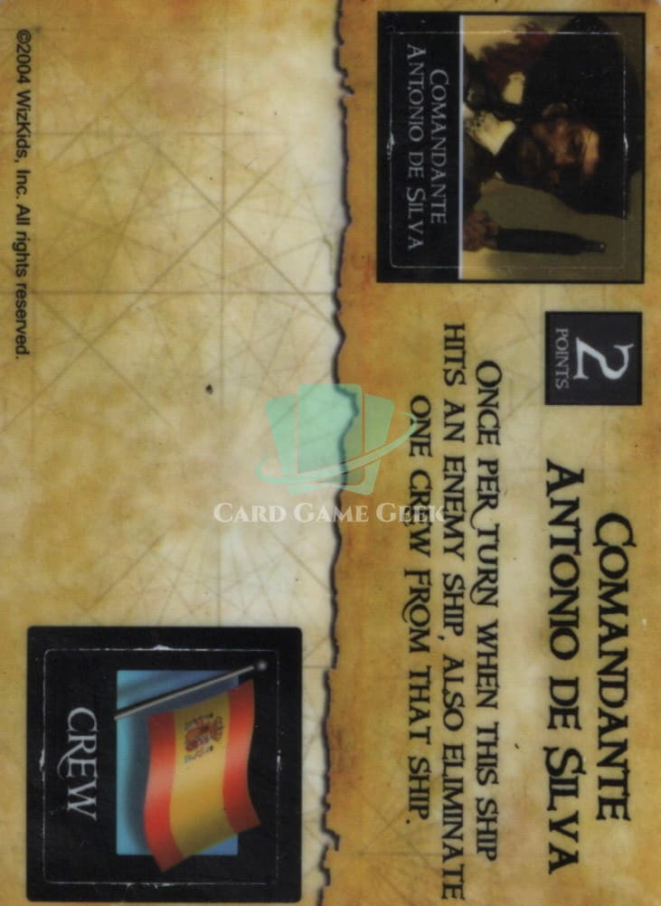 Comandante Antonio de Silva/ Oarsman (Spanish) - GSC-012 — image 1