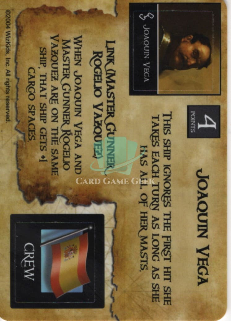 Joaquin Vega/ Musketeer (Spanish) - GSC-008 — image 1