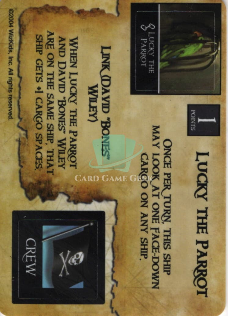 Lucky the Parrot/ Explorer (Pirate) - GPC-010 — image 1