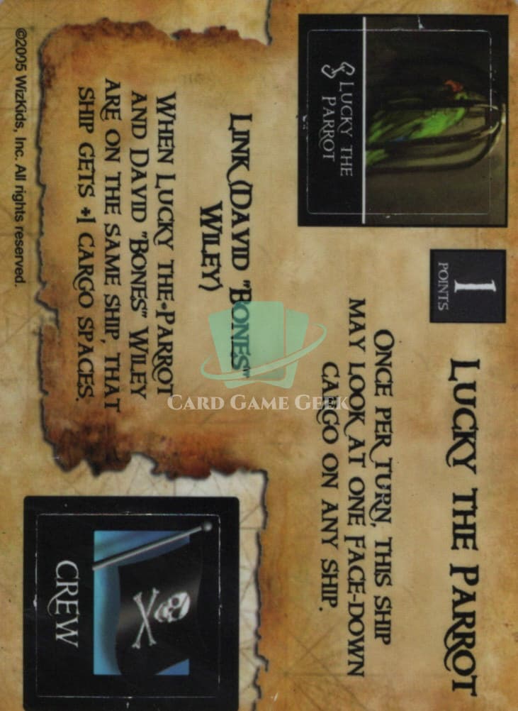 Lucky the Parrot/ Explorer (Pirate) - G38 — image 1