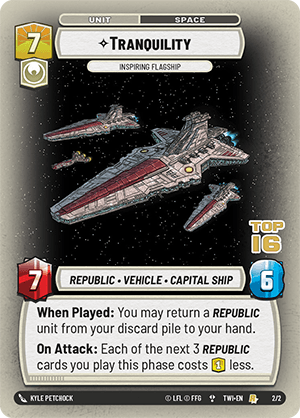 Tranquility, Inspiring Flagship - OP Top 16 — image 1