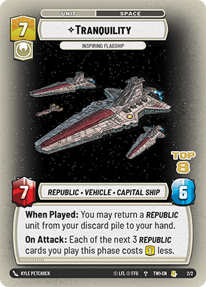 Tranquility, Inspiring Flagship - OP Top 8 — image 1