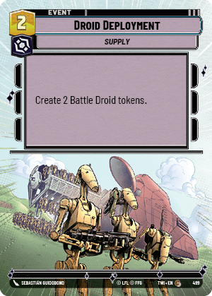 Droid Deployment - HYPERSPACE FOIL — image 1