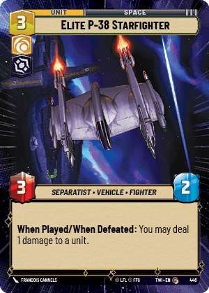 Elite P-38 Starfighter - HYPERSPACE — image 1