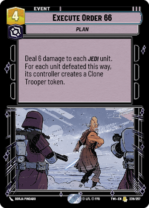 Execute Order 66 - FOIL — image 1