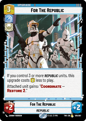 For The Republic - FOIL — image 1