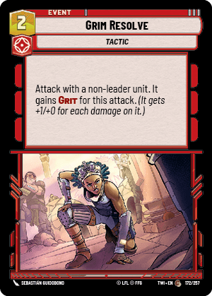 Grim Resolve - FOIL — image 1