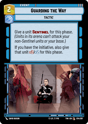 Guarding the Way - FOIL — image 1