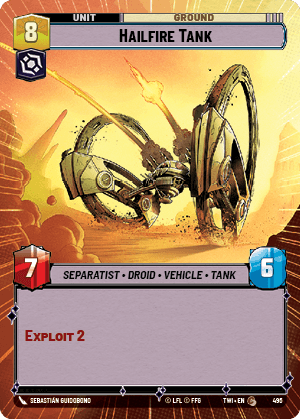 Hailfire Tank - HYPERSPACE FOIL — image 1