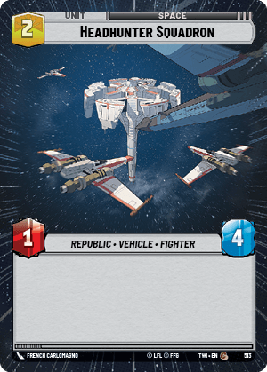 Headhunter Squadron - HYPERSPACE FOIL — image 1