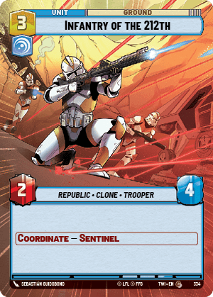 Infantry of the 212th - HYPERSPACE FOIL — image 1