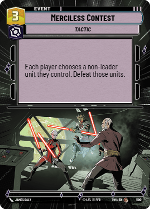 Merciless Contest - HYPERSPACE FOIL — image 1