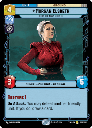 Morgan Elsbeth, Keeper of Many Secrets - FOIL — image 1