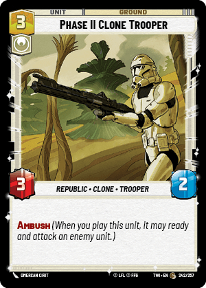 Phase II Clone Trooper - FOIL — image 1