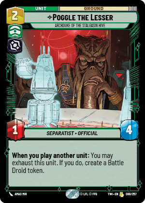 Poggle the Lesser, Archduke of the Stalgasin Hive (V.1) — image 1