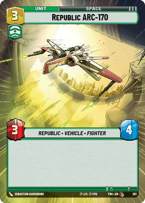 Republic ARC-170 - HYPERSPACE FOIL — image 1