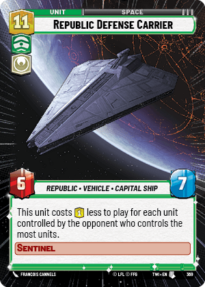 Republic Defense Carrier - HYPERSPACE FOIL — image 1