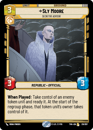 Sly Moore, Secretive Advisor - FOIL — image 1