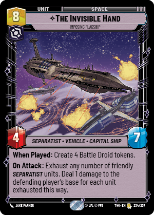 The Invisible Hand, Imposing Flagship (V.1) - FOIL — image 1