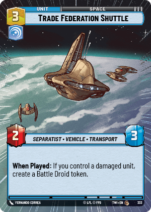 Trade Federation Shuttle - HYPERSPACE — image 1
