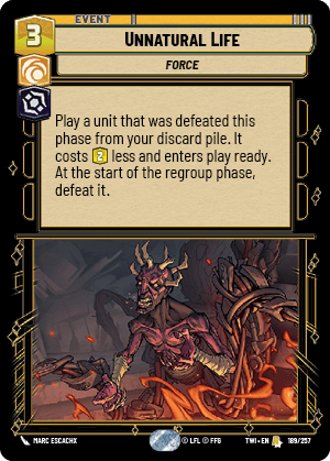 Unnatural Life - FOIL — image 1