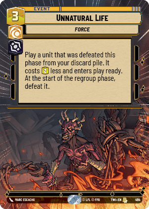 Unnatural Life - HYPERSPACE FOIL — image 1
