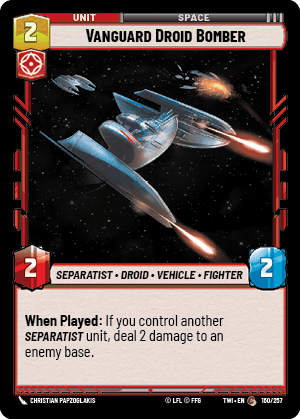 Vanguard Droid Bomber - FOIL — image 1