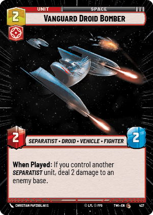 Vanguard Droid Bomber - HYPERSPACE — image 1