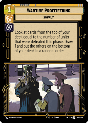 Wartime Profiteering - FOIL — image 1