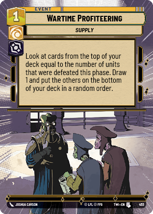 Wartime Profiteering - HYPERSPACE FOIL — image 1